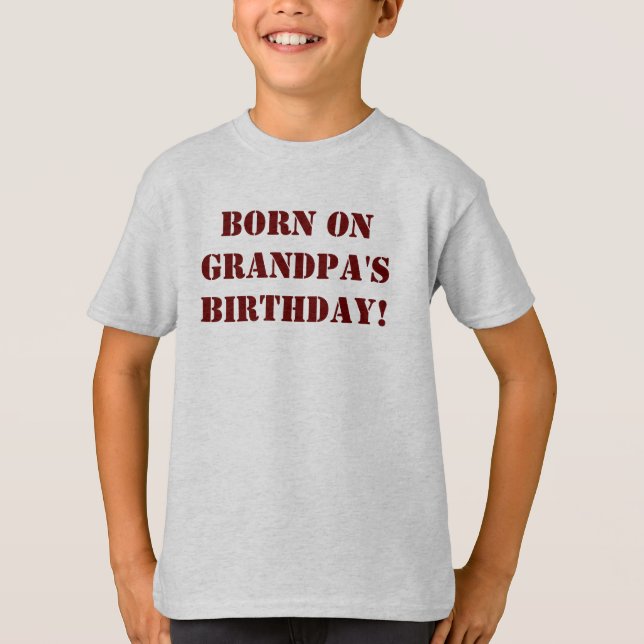Custom Youth Birthday Shirt (Vorderseite)