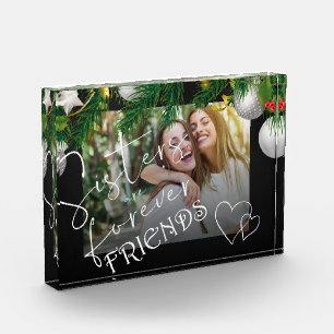 Custom   Zitat "Sisters are Forever Friends"   Fotoblock