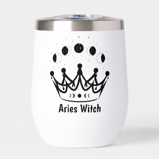 Custom Zodiac Sign Whimsy Aries Witch Astrology