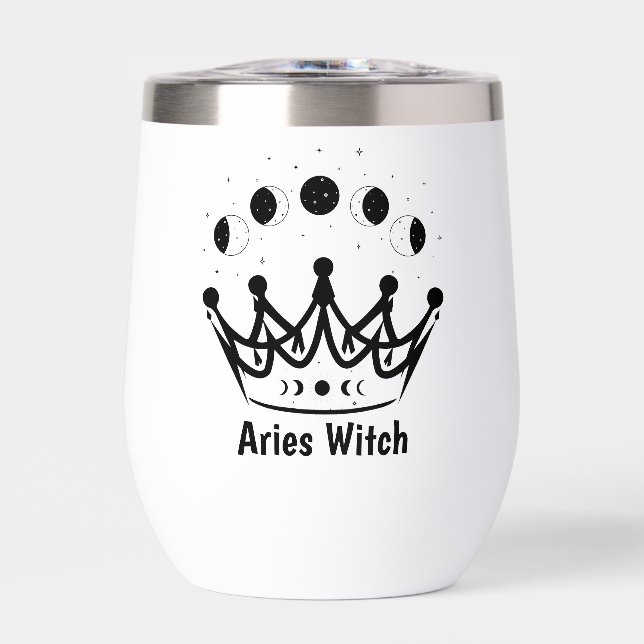 Custom Zodiac Sign Whimsy Aries Witch Astrology (Avant)