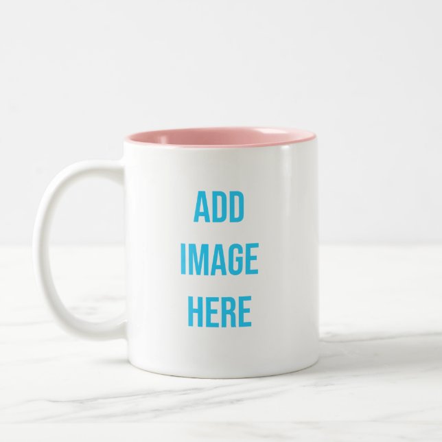 CUSTOM Zwei-Tonen-KAFFEE-TASSE Zweifarbige Tasse (Links)
