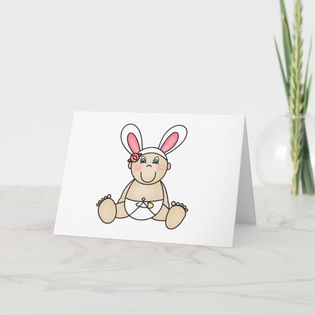 CUSTOMBABYGIRLBUN FEIERTAGSKARTE (Vorderseite)