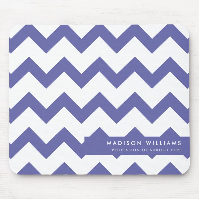 Custome Minimal Modern Zigzag Mouse Pad Mousepad (Vorne)