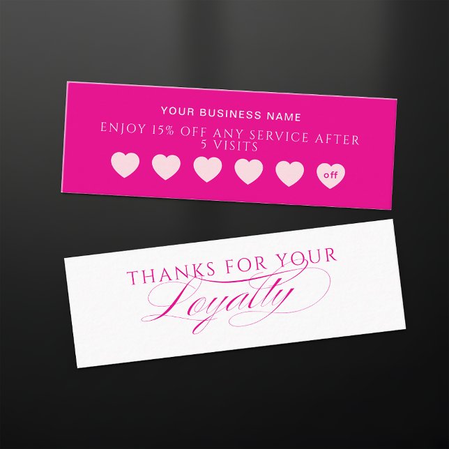 Customer Loyalty Cards For Spa Beauty Salons Treuekarte (Von Creator hochgeladen)