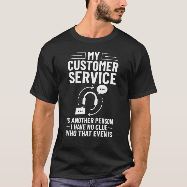 Customer Service Voice Tech Hotline Technical Supp T-Shirt (Vorderseite)