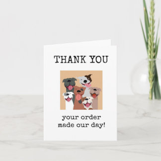 Customer Thank You, Appreciation Card Karte