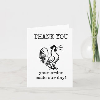 Customer Thank You, Appreciation, Cute Karte