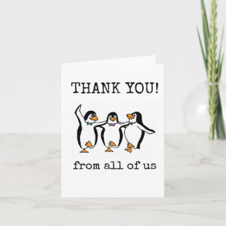 Customer Thank You Card, From All of Us, Funny Karte