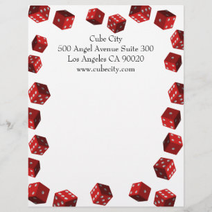 Customisable En-tête de lettre de joueurs de matrices