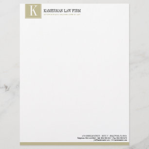 Customisable En-tête de lettre de mandataire