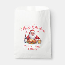 Customisable Jolly Santa Claus Christmas Party  Geschenktütchen