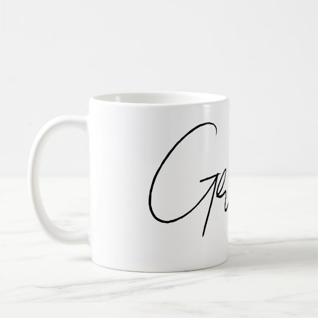 Customisable Name  Kaffeetasse (Links)