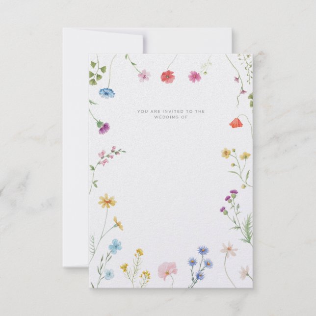 Customisable wedding invitation (Devant)