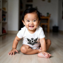 Customisable Winged Soccer Ball Logo Baby Team