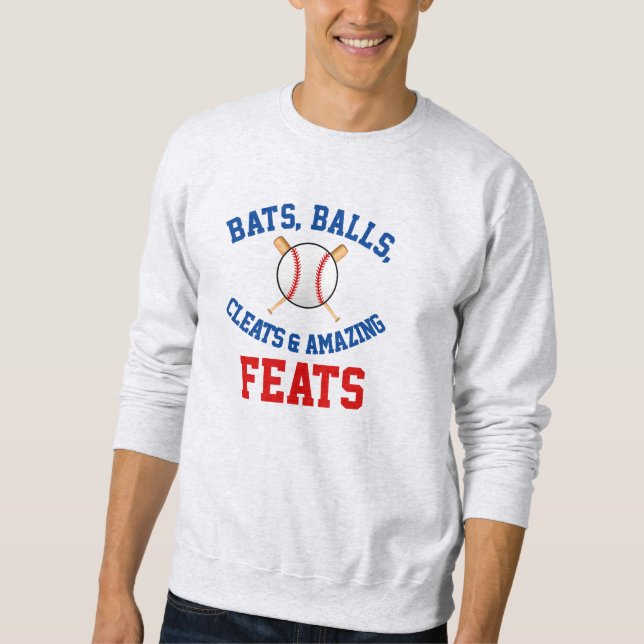 Customisé # sweatshirt de base-ball (Devant)