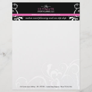 Customisée Élégant + En-tête de lettre audacieux de wedding
