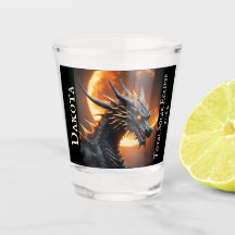 Customiser ce verre de verre de tir souvinier avec