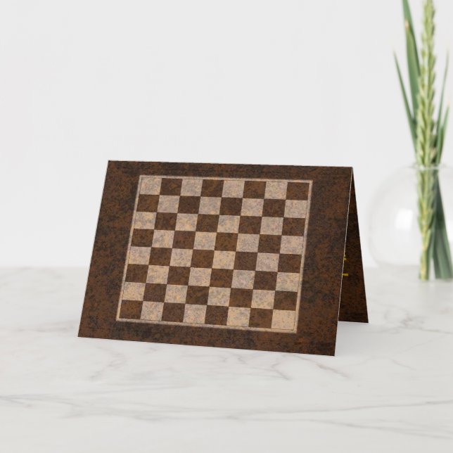 Customiser Cette Échecs, Vérificateurs, Carte D'Éb (Devant)