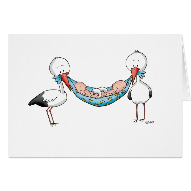 Customisez ce cadeau pour les garçons jumeaux (Devant horizontal)