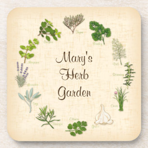 Customisez vos Dessous de verre Herb Garden