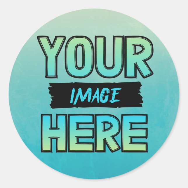 Customisez vos propres Stickers Classic Round ! (Devant)