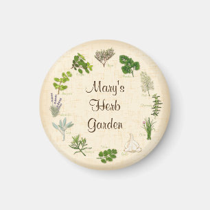 Customisez votre aimant Jardin Herbe