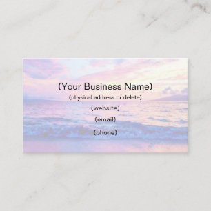 Customisez votre Carte de visite Maui Sunset