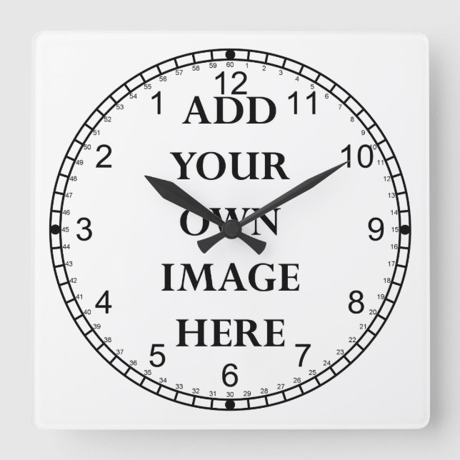 customisez votre horloge inverse (Recto)