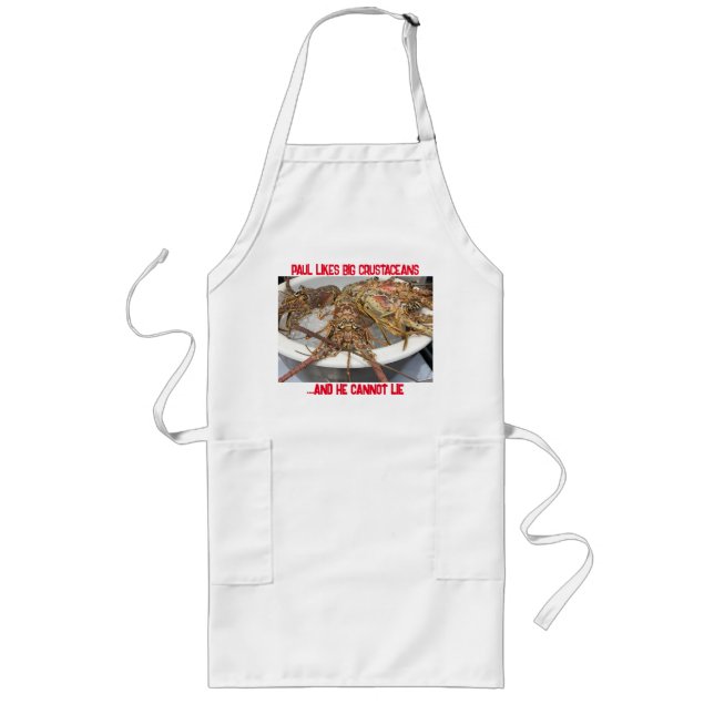 Customisez votre long tablier de homard (Devant)