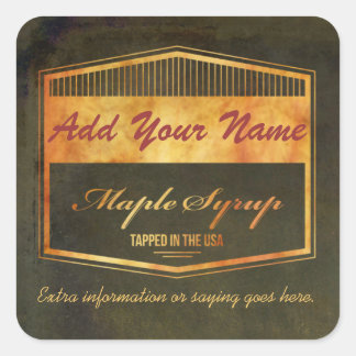 Customisez votre propre Étiquette de sirop d'érabl
