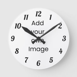 Customisez votre propre horloge murale (chiffres n