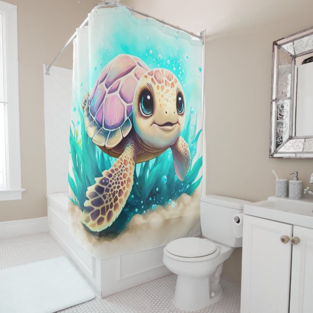 Customisez Votre Propre Rideau De Douche Avec Tort (En situation)