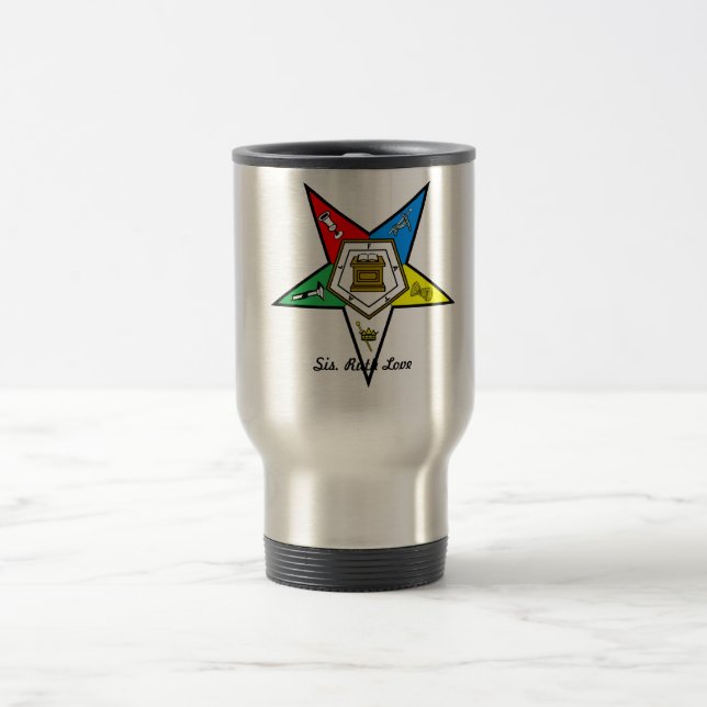 Customisez votre propre tasse de voyage de l'acier (Centre)