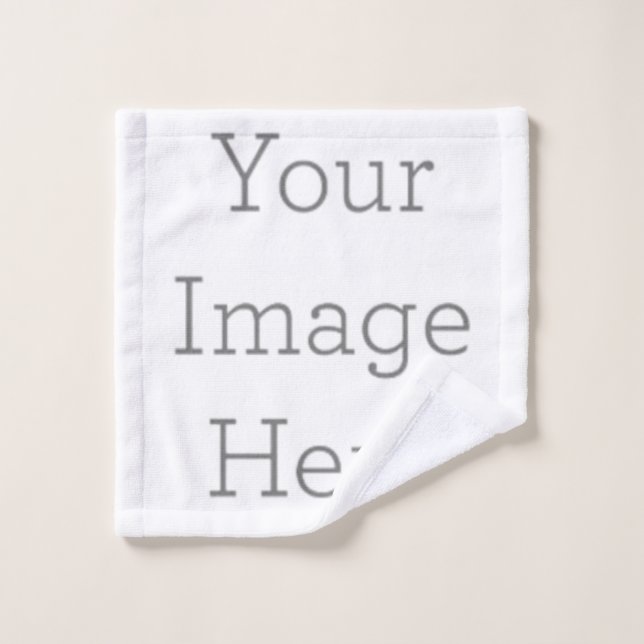 Customisez votre texte ou votre logo ici (Gant de toilette)
