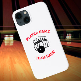 Customizable Bowling Team Case-Mate iPhone Hülle