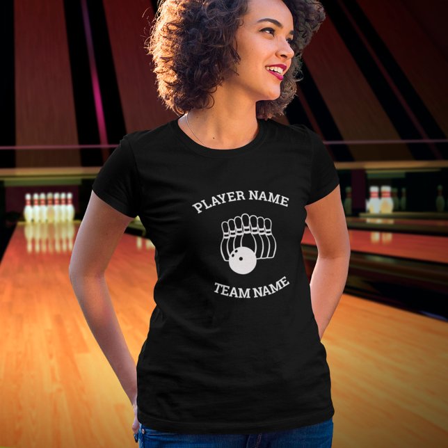 Customizable Bowling Team T-Shirt (Von Creator hochgeladen)