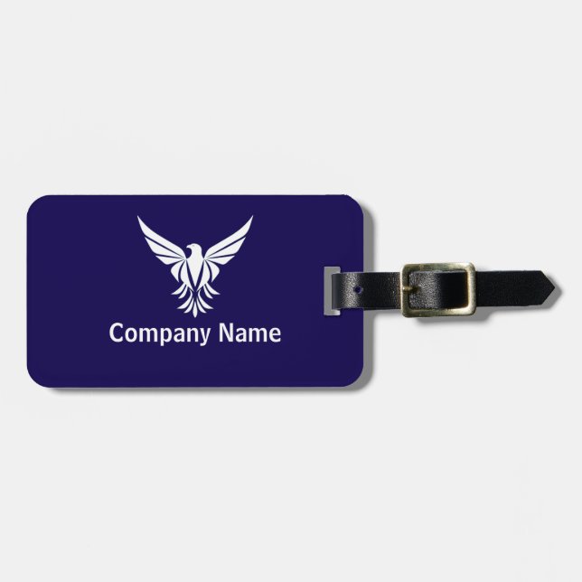Customizable Business ID Tag Gepäckanhänger (Vorderseite horizontal)