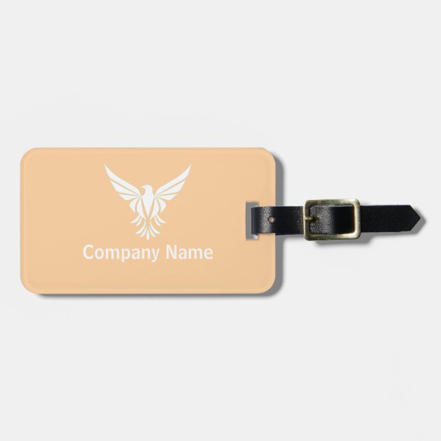 Customizable Business ID Tag Gepäckanhänger (Vorderseite horizontal)