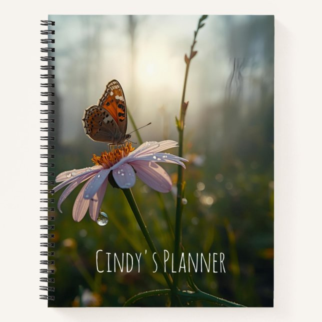 Customizable Butterfly Planner/Journal Notizbuch (Vorderseite)