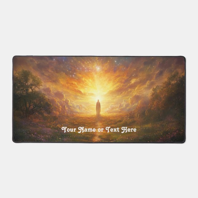 Customizable Celestial Visions Desk Mat Schreibtischunterlage (Vorderseite)
