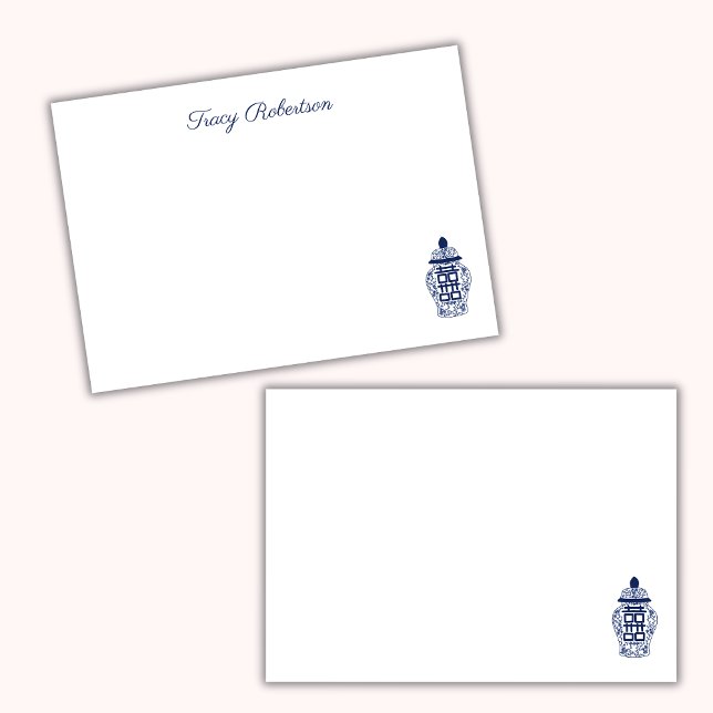 Customizable Chinoiserie Ginger Jar Post-it Notes Klebezettel (Von Creator hochgeladen)