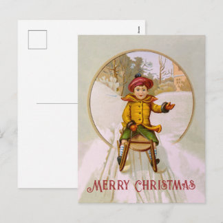 Customizable Christmas Greeting  Feiertagspostkarte