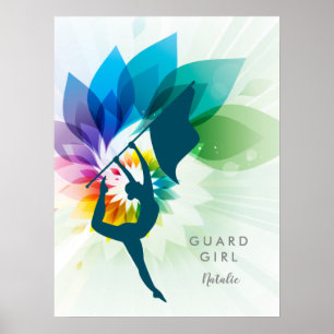 Customizable Color Guard Poster