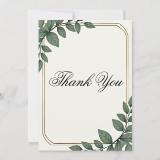 Customizable Elegant Thank You Cards Einladung