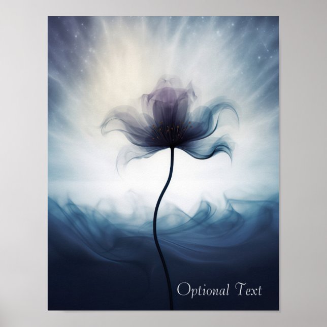 Customizable Ethereal Flower Poster (Vorne)