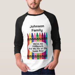 Customizable Family Reunion Baseball T-Shirt