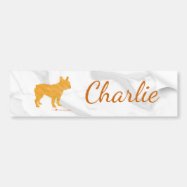 Customizable French Bulldog Pastel - Frenchie Autoaufkleber