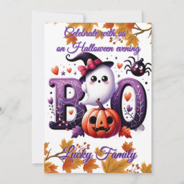 Customizable Funny Halloween card Einladung