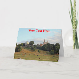 Customizable Greenwich Park, London Karte