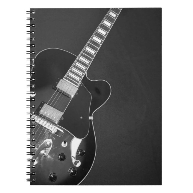Customizable Guitar Notebook Notizblock (Vorderseite)